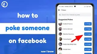 how to Poke on Facebook 2023 | How to Poke Someone on Facebook