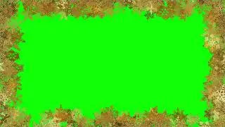 GREEN SCREEN SNOWFLAKE CHRISTMAS FRAME ANIMATED HD | NO COPYRIGHT GRAPHICS ANIMATION CHROMA KEY