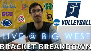 WEEK 17 MEN'S VOLLEYBALL NCAA BRACKET BREAKDOWN - LIVE FROM BIG WEST 2023 - TOP 7 POWER RANKINGS