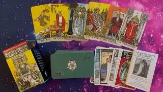 Smith-Waite Borderless  Miniature Edition Tarot |⭐️Pre-Release⭐️| Full Flip Through