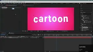 CARTOON text Animation in after effects | Wiggle Text Animation In After Effects | Motion Graphics