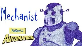 How to Draw - MECHANIST (Fallout 4: Automatron) #33