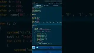 Loading animation using C++ programming , C++ project ideas 2021.