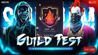 FREE FIRE LIVE😎 HARDEST GUILD TEST🔥 1v2 WITH SUBSCRIBERS 