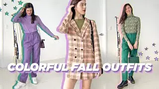10 Colorful Fall Outfits | FALL 2021 LOOKBOOK