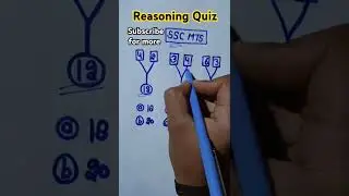 Reasoning Quiz challenge for intelligent #trending #shortvideo @RWACivilServices @RankersGurukul