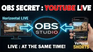 How to Stream Vertical & Horizontal Together on YouTube  (OBS 2025 Plugin)