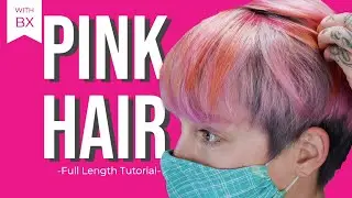 😍 How To Create The BEST Pink Hair Color EVER! - Full Length Tutorial - 😍