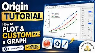 Origin / OriginLab Tutorial for Beginners: How to Plot and Customize a Graph