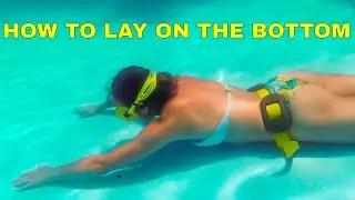 How to lay on the bottom of the pool - HOW TO SINK