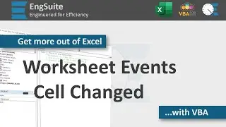 Cell Change Event - Excel VBA