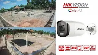 CCTV Hikvision Color 24hour Installation to Save Elephant at Oddar Meanchey