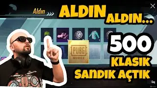 500 Tane Klasik Sandık Açtık..!! Klasik Sandık Taktikleri... I PUBG MOBİLE