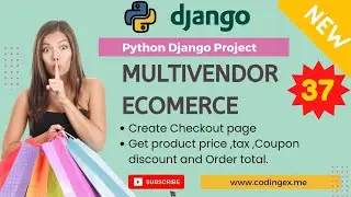 #37 Create Checkout Page and Get Product price , tax , coupon discount and Order Total