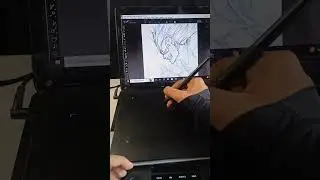 Drawing Majin Vegeta On Xencelabs Pen Tablet #majinvegeta #vegeta #xencelabs