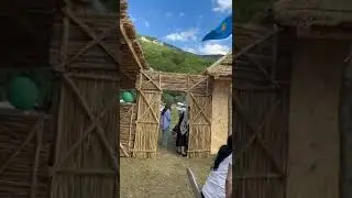 Музыканты в ауле Адыгеи.