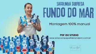 sacolinha surpresa FUNDO DO MAR