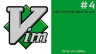 #4 - Configurando Vim editor (Abrir terminal dentro do vim)