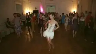 Кумбия. Кристина Бызова в  клубе Тангомания.