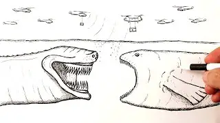 How to draw a Bloop attacking El Gran Maja