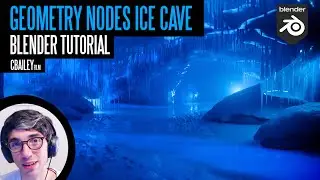 Geometry Nodes Ice Cave Blender Tutorial