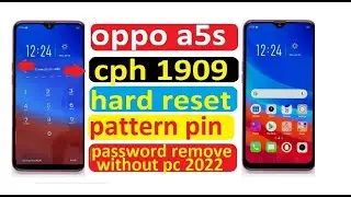 Hard Reset Oppo A5s Cph1909 Remove Screen Lock Without Box