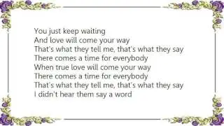 Buddy Holly - That's What They Say Lyrics