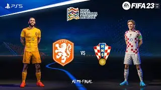FIFA 23 - Netherlands vs. Croatia | UEFA Nations League Semi Final | PS5™ Gameplay [4K60]