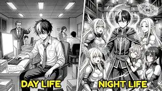 By Day He’s an Office Worker… By Night He Lives an OP Harem Fantasy! Manga Recap