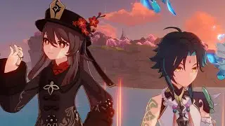 exploring inazuma with my girlfriend. (genshin impact)