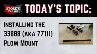 Installing A 33888 Or 77111 Plow Mount