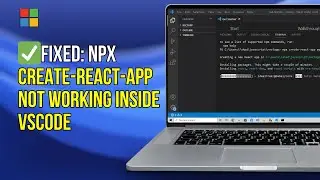 How to Fix npx Create-react-app Not Working in Visual Studio Code - Create React App Error VSCode