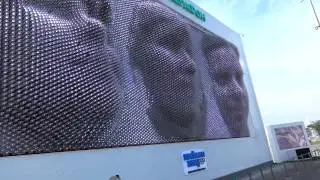 3D экран от Мегафона в олимпийском парке Сочи