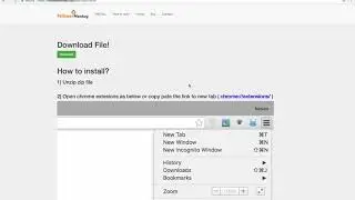 how to install packed chrome extension package