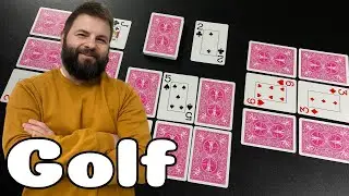How to Play Golf | 6 and 9 card games | tableau building fun!