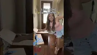 5 Step ADHD Clean With Me *Motivation Hack* 