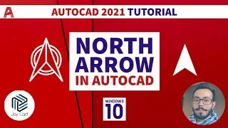 Autocad North Arrow | How To Draw Simple North Arrows in Autocad Tutorial