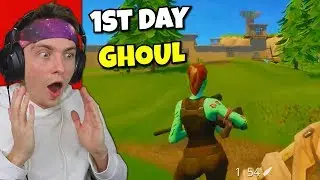 reacting to first time using ghoul trooper... (old fortnite)