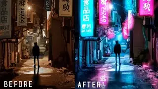 How to Edit Cyberpunk Look in Picsart & Lightroom Mobile - PicsArt Photo Editing