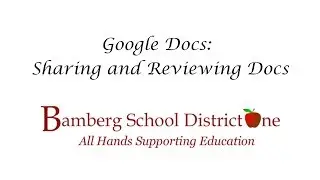 Sharing and Reviewing Google Docs