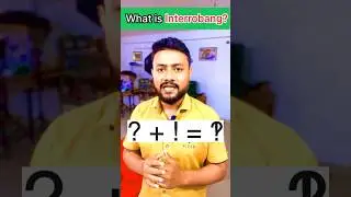 What is interrobang? 🧐🤨￼🤔 unconventional punctuation mark || ￼ interrogation + exclamation ￼
