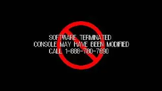 Error screens - PSX anti modchip/piracy screen