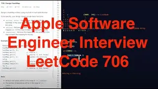 Apple Software Engineer Interview | LeetCode 706. Design HashMap | using Hashing and Chaining