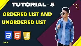 ordered list and unordered list || difference between ordered list and unordered list in html