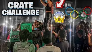 CRATE CHALLENGE ON COLLEGE CAMPUS! WINNER GETS FREE TUITION! *HILARIOUS*