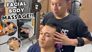 FACIAL BODY MASSAGE | Pijat Salon Kancur | PIJATAN MASUK ANGIN!! 🇮🇩 
