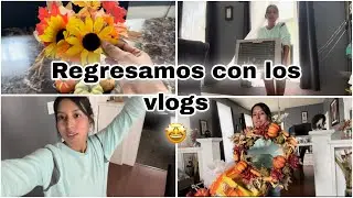 Regresamos a los vlogs 🤗 / toques de otoño para mi hogar 