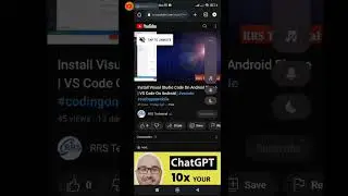 Copy description from youtube video in mobile | 