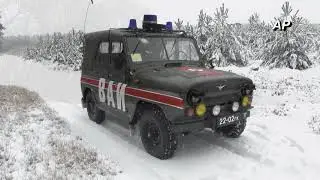 УАЗ-469 ВАИ  зимой