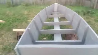 Стройка деревянной лодки Плоскодонки